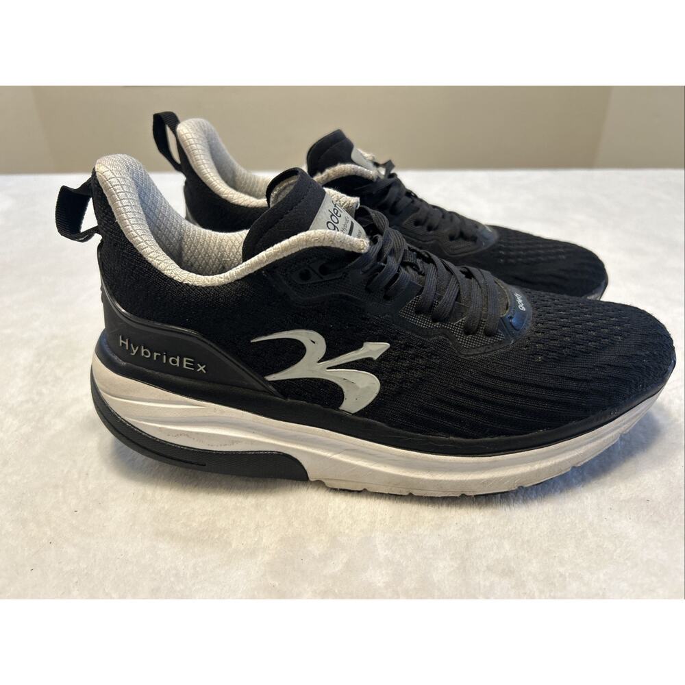 HybridEx Men's Black and White Sneakers